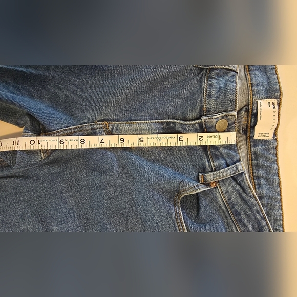 NWOT ASOS Men's Ligth Blue Denim Straight Jeans L32 R 99% Cotton - Picture 7 of 13